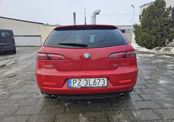 Alfa Romeo 159 cena 14900 przebieg: 252765, rok produkcji 2006 z Stęszew małe 106